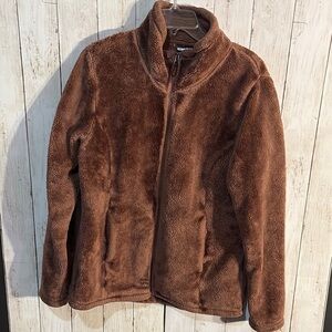 32 Degrees Women's Chocolate Brown Fleece Jacket